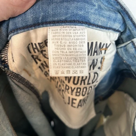 True Religion Distressed Pieced Patchwork Denim Maxi Skirt - Picture 9 of 11